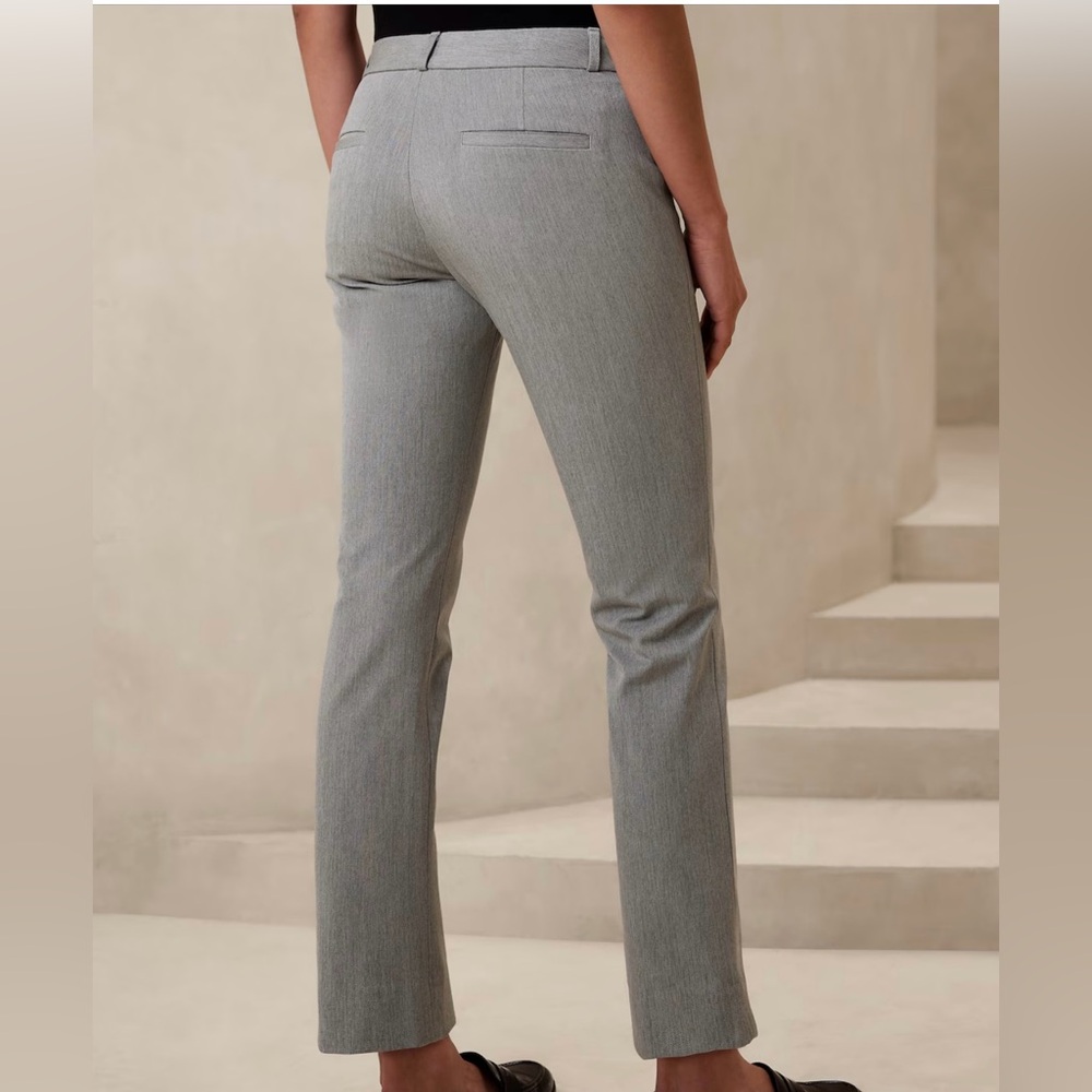 Banana Republic Sloan slim pant, Heather Gray
